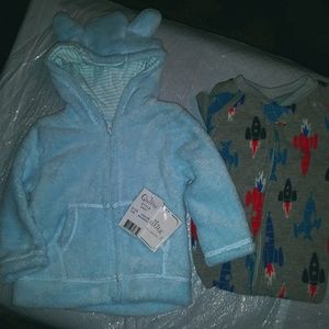 Rocket sleeper and a really soft coat at hood ears